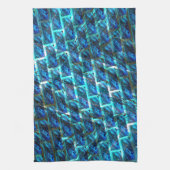 Linge De Cuisine Bleu pâturé, râpe ou effet de brique maigre (Vertical)