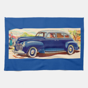 Linge De Cuisine bleu Plymouth 1941