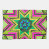 Linge De Cuisine Bleu rose Abstrait (Horizontal)