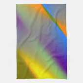 Linge De Cuisine Bleu rouge jaune vert abstrait motif orangpourpre (Vertical)