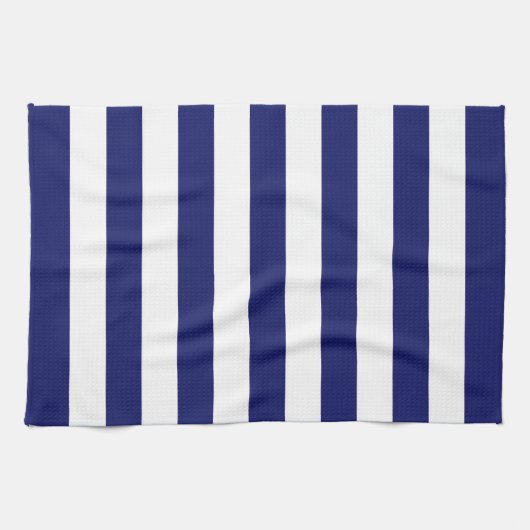 Linge De Cuisine Bleu Sailor Stripe (grande échelle) (Horizontal)