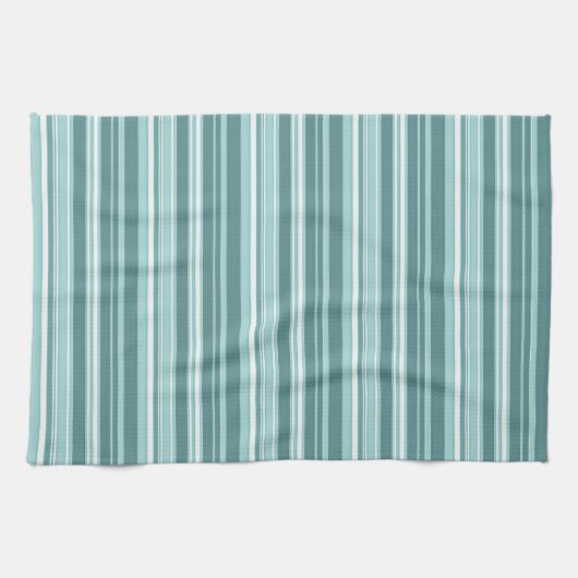 Linge De Cuisine Bleu vert Turquoise (Horizontal)