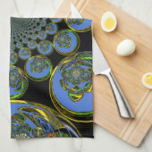 Linge De Cuisine Bleu vintage (Quart Plié)