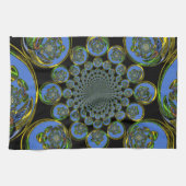 Linge De Cuisine Bleu vintage (Horizontal)