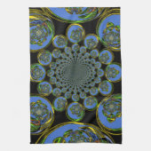 Linge De Cuisine Bleu vintage (Vertical)