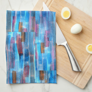 Linge De Cuisine Bleu Violet