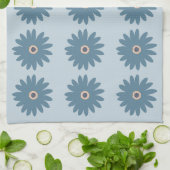 Linge De Cuisine Bleue Daisy (Plié)