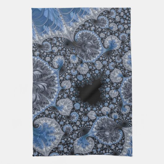 Linge De Cuisine Bleus Abstract (Vertical)