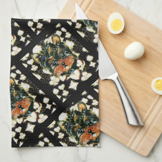 LINGE DE CUISINE BLING YORKIE POO