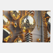 Linge De Cuisine Blink ! Belle bijoux de chaos en or (Horizontal)