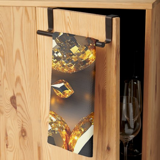 Linge De Cuisine Blink ! Belle bijoux de chaos en or (Pliage en tiers)