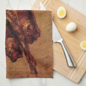 Linge De Cuisine Bloatteurs et ail de Still Life par Vincent van Go (Quart Plié)