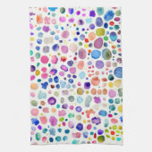 Linge De Cuisine Blobs aquarelle (Vertical)