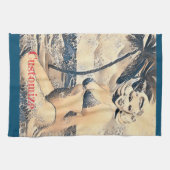 Linge De Cuisine Blonde Kneeling Modèle de bikini Thunder_Cove (Horizontal)