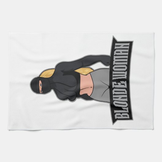 Linge De Cuisine Blonde Woman (Horizontal)