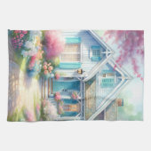 Linge De Cuisine Blossom Lane Blue Cottage Garden (Horizontal)