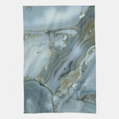 Linge De Cuisine Blue agate (Vertical)