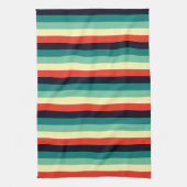 Linge De Cuisine Blue Aqua Vert Jaune Rouge (Vertical)