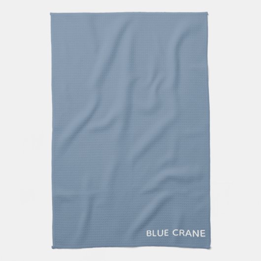 Linge De Cuisine Blue Crane bleu color (Vertical)
