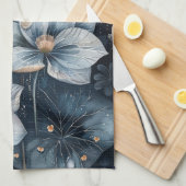 Linge De Cuisine Blue Floral                                        (Quart Plié)