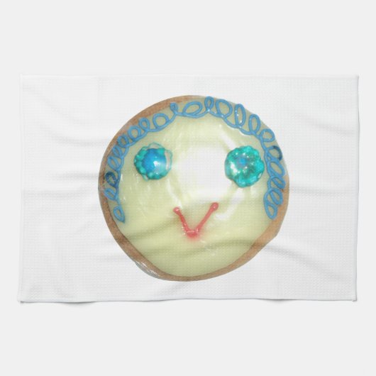 Linge De Cuisine Blue Hair Emoji Art Imprimer/Graphique (Horizontal)