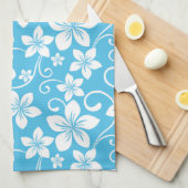 LINGE DE CUISINE BLUE HAWAII (BLUE) (Quart Plié)