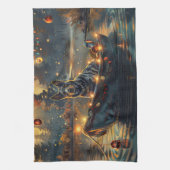 Linge De Cuisine Blue Heeler Noël Festive Voyage (Vertical)