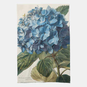 Linge De Cuisine Blue Hydrangea Vintage