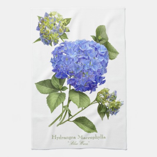 Linge De Cuisine Blue Hydrangeas (Vertical)