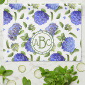 Linge De Cuisine Blue Hydrangeas (Plié)