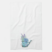Linge De Cuisine Blue Lavender Hydrangea Water can Ferme Floral (Vertical)