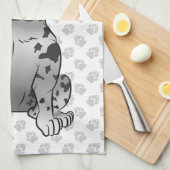 Linge De Cuisine Blue Merle French Bulldog Frenchie Cute Chien & Pa (Quart Plié)