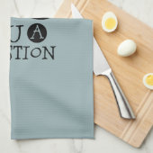 Linge De Cuisine Blue Mustache You A Question Humour Fête des pères (Quart Plié)