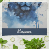 Linge De Cuisine Blue Panther (Plié)