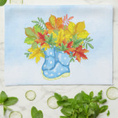 Linge De Cuisine Blue Polka-dot Rain Boots (Plié)