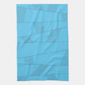 Linge De Cuisine Blue, simple, elegant, abstract line pattern (Vertical)
