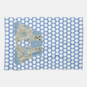 Linge De Cuisine Blue Staffordshire Chiens Ginger Jars Jar Magnolia (Horizontal)