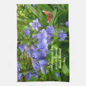 Linge De Cuisine Bluebell and Butterfly ~ Kitchen Towne (Vertical)
