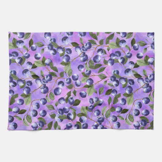Linge De Cuisine Blueberges (Horizontal)