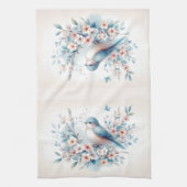 Linge De Cuisine Bluebird Blossom Watercolor Serenity (Vertical)