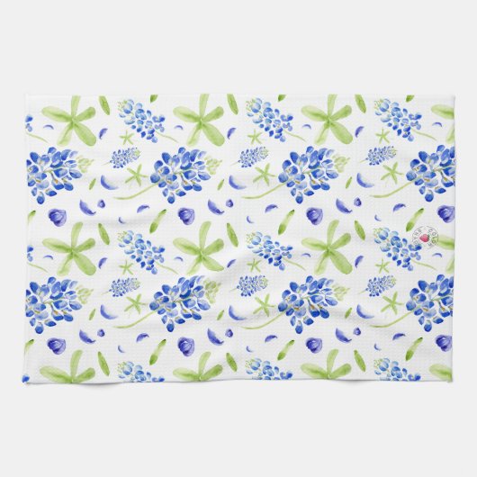 Linge De Cuisine Bluebonnet (Horizontal)