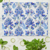 Linge De Cuisine Bluebonnet Texas Wild Flower Motif (Plié)
