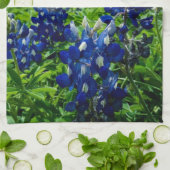 Linge De Cuisine Bluebonnets Blue Floral Texas Texan Elegant (Plié)