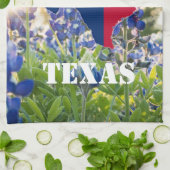 Linge De Cuisine Bluebonnets Blue Flowers Texas texan Floral (Plié)