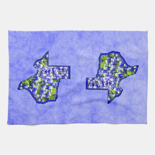 LINGE DE CUISINE BLUEBONNETS DE TEXAS (Horizontal)