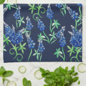 Linge De Cuisine Bluebonnets du Texas (Plié)