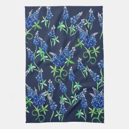 Linge De Cuisine Bluebonnets du Texas (Vertical)