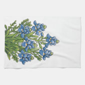 Linge De Cuisine Bluebonnets du Texas (Horizontal)