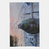Linge De Cuisine Bluegill au coucher du soleil Lac Arrowhead (Vertical)