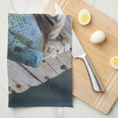 Linge De Cuisine bluegill sur quai (Quart Plié)